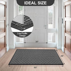 Mibao Front Door Mat, Heavy Duty Durable Welcome Mat - Image 2