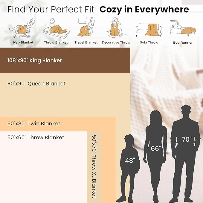 EXQ Home Fleece Blanket Twin Size - Image 7