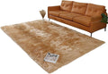 linmopm Faux Fur Rug Sheepskin Shag Fluffy Fuzzy Beige 5x7 ft Rugs by Limopmfauxfurproducts