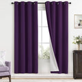 Yakamok Room Darkening 100% Blackout Curtains Grommet Window Treatments by Yakamok
