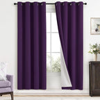 Yakamok Room Darkening 100% Blackout Curtains Grommet Window Treatments by Yakamok