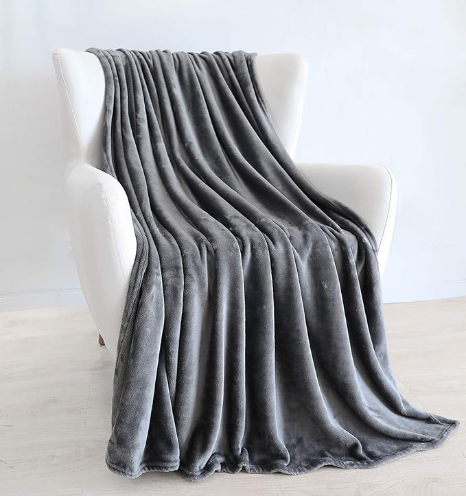 TASTHROW Large Flannel Fleece Throw Blanket, 50×70 Inch - Image 2