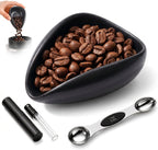 Ceramic Coffee Bean Dosing Cup Set + 10ml Sprayer + 5ml Measuring Spoon