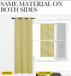 NICETOWN Paler Yellow Blackout Curtains 96" Long - Image 6