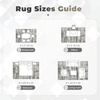 pmtsns Area Rugs 8x10 for Living Room: Washable Rug Modern Abstract Neutral - Image 8