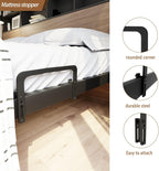 2Pcs Mattress Slide Stopper for Metal Bed Frame(H5.2in) Retainer Bar Holder Gripper Keeping Mattress from Sliding for Foot of Adjustable Beds Rv Grippers