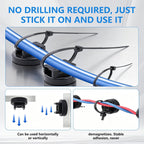 260 Pcs Magnetic Zip Tie Holder Set, 30 Magnet Zip Tie Mount with 230 Cable Ties for Wire Management Clips