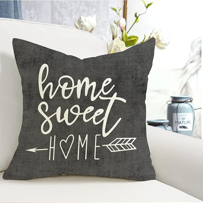 YCOLL Pillow Covers 16x16 Set of 4, Modern Sofa Throw Pillow Cover, Decorative - Image 6