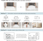 MIULEE Throw Pillow Insert Premium Pillow Stuffer Sham Rectangle - Image 6