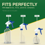 Heluva Green Spray Bottle Nozzle Replacement Tops, Blue 6 Pack