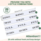 Bed Sheet Organizers and Storage Sheet Keeper Straps for Bedsheet(Mix20PCs)