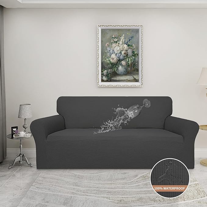 Easy-Going 100% Waterproof Couch Cover, Dual Waterproof Sofa Cover, Stretch - Image 2