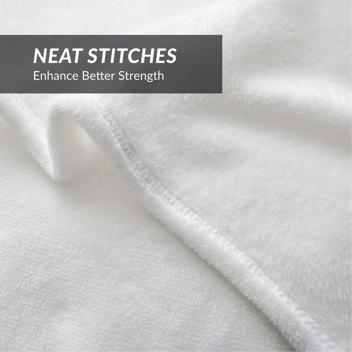 Bedsure GentleSoft White Fleece Throw Blanket - Mothers Birthday Gifts for Women 300GSM Blankets for Couch, Sofa, Bed, Soft Lightweight Plush Cozy Throws for Toddlers, 50x60 inches