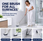 Multifunctional Extendable Floor Scrub Brush, Crevice Cleaning Brush