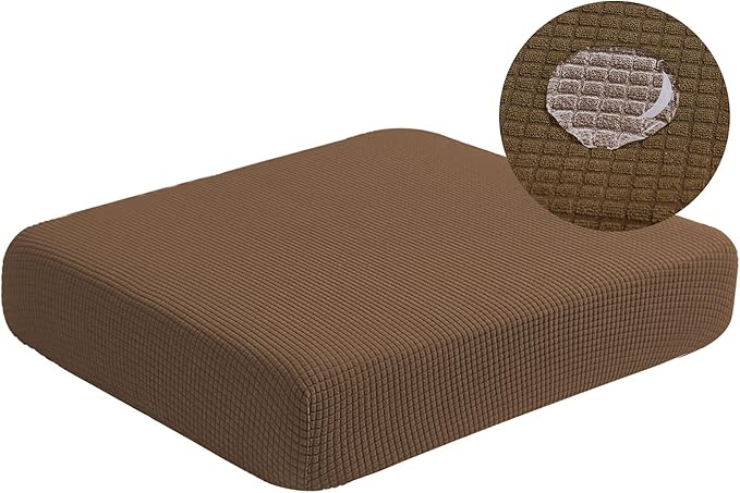 Water Resistant Couch Cushion Covers, Stretch Sofa Seat Slipcover by Unknown