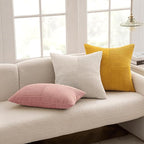 MIULEE Blush Pink Decorative Throw Pillow Covers 18x18 Inch - Image 5