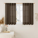 LAMIT 40 Inch Length Linen Curtains by LAMIT