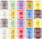 40 Pack Scented Candle Set, 10 Fragrances, 35g Natural Soy Wax Candles with Smokeless Cotton Wicks, Ideal for Home Decor, Yoga, Meditation, Spa & Gifting.Mother's Day