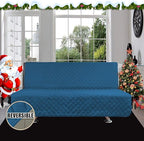 Easy-Going Futon Sofa Slipcover Reversible Sofa Cover Armless Cover Furniture - Image 2