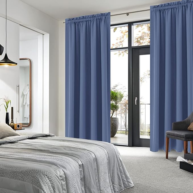 DWCN Blackout Curtains – Thermal Insulated, Energy Saving & Noise Reducing - Image 2