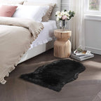 Small Faux Fur Rug, 2x4 ft Ultra Soft Sheepskin Rug Chair Sofa Cover Seat Pad - Image 8