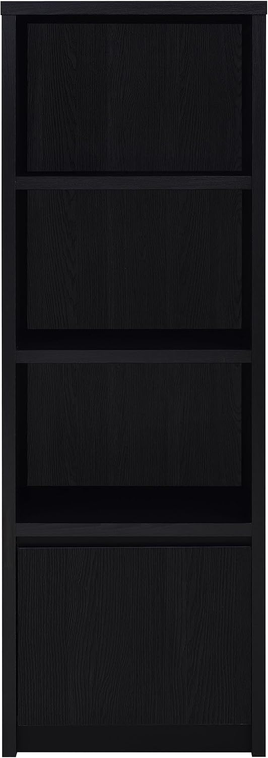 Coaster Winfield Media Tower with Shelves and Cabinet Black 706224