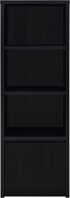 Coaster Winfield Media Tower with Shelves and Cabinet Black 706224