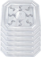 Plastic Plant Saucer, 6 Pack, Square, (14x14)