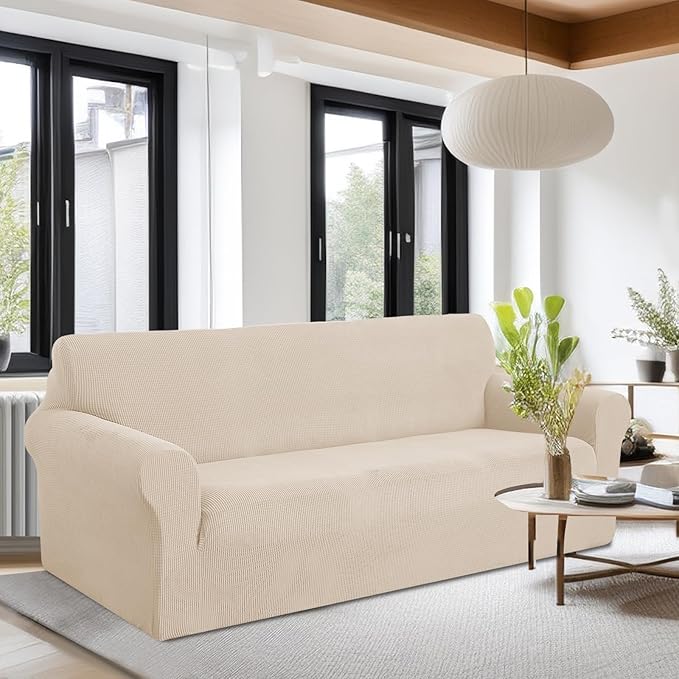 U-NICE HOME Stretch Couch Cover Sofa Cover Sofa Slipcover Furniture Protector - Image 2