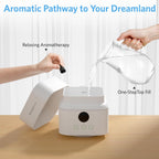 Air Purifier and Humidifier Combo for Bedroom, Covers Up to 200ft², H13 True HEPA Filter, 400ML Water Tank, Quiet Cool Mist Top Fill Essential Oil Diffuser for Baby, Pet Room, APP Control