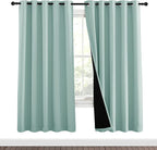 NICETOWN 100% Blackout Window Curtain Panels, Full Light Blocking Drapes - Image 2