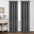 Joydeco Blackout Curtains 90 Inch Length 2 Panels Set, Thermal Insulated Long by JOYDECO