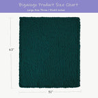 Bigacogo Chunky Knit Throw Blanket - Image 2