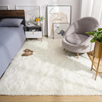 Amearea Premium Soft Area Rug 4x5.3 Feet, Cream Rugs - Image 4