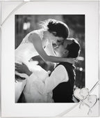 Lenox True Love 8x10 Wedding Silverplate Picture Frame