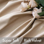 MIULEE Velvet Curtains 63 inch Length 2 Panels - Image 4