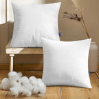 MIULEE Set of 2 Throw Pillow Inserts 20x20 Inches, Nowoven Decorative Pillow - Image 4