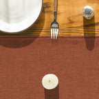 Artoid Mode Rusty Orange Table Runner, Seasonal Fall Thanksgiving Washable Kitchen Dining Table Decoration for Home Party Decor 13x120 Inch