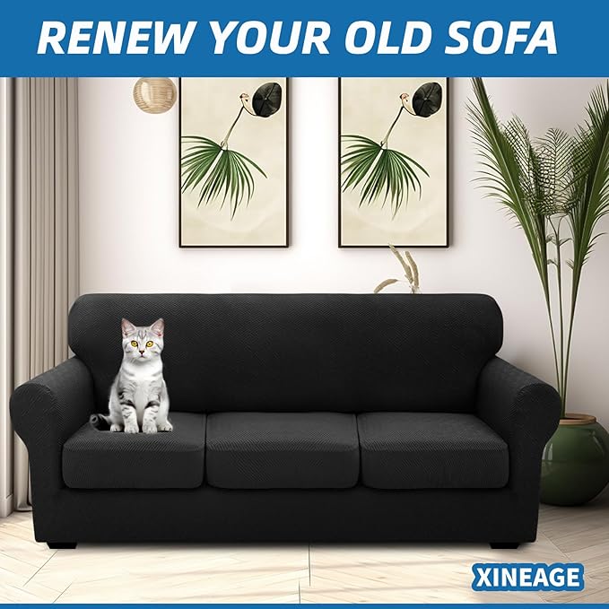 XINEAGE 2026 New 4 Pieces Couch Covers - Image 4
