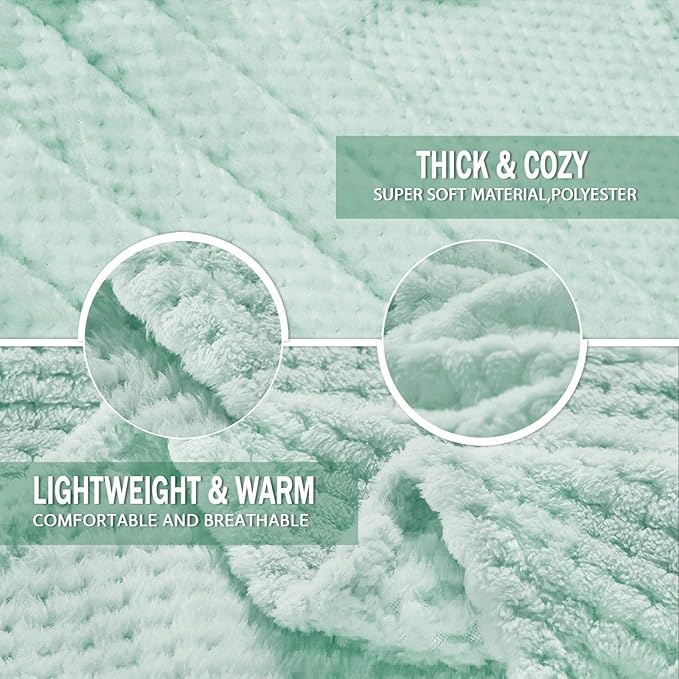 Exclusivo Mezcla Fleece Throw Blanket Extra Large, Super Soft and Warm Blankets - Image 4