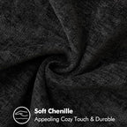MIULEE Pack of 2 Couch Throw Pillow Covers 16x16 Inch Black Farmhouse - Image 4