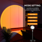 Bavcieu Sunset Lamp Projector with Remote & APP, Multicolor Night Light