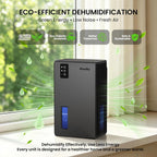 Dehumidifiers for Home, 1000 Sq Ft Dehumidifier with 95oz Tank Auto Shutoff