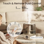 Provirtec Cool Mist Humidifier for Bedroom Easy to Clean, 6L Ultrasonic