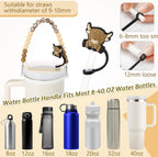 Tondiamo 2 Set Highland Cow Cup Accessories Set, Classic