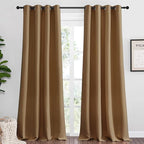 NICETOWN Sleek Blackout Curtains 120 inches Length by NICETOWN