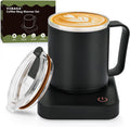 VOBAGA Coffee Mug Warmer Set with Auto Shut Off, 15 oz Coffee Mug Gift Set & 3 Temperature Settings Home Office Desk Accessories Valentine's Day Gift