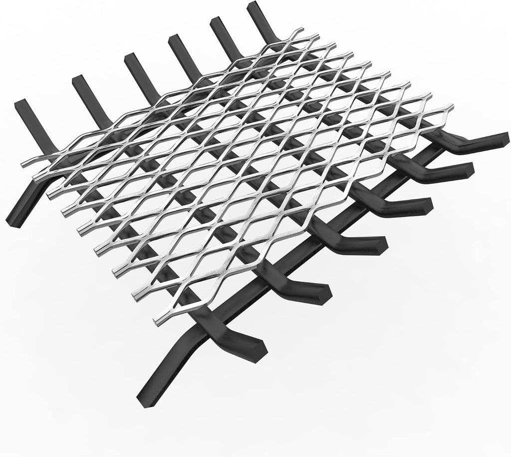 Fireplace Grate Ember Retainer, 16 x 10 Inch Steel Ember Retainer Mesh