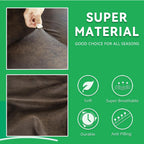 molasofa Leather Like RV Dinette Cushion Covers, RV Booth Seat Cover Stretchable Camper Cushion Couch Covers Washable Slipcovers for RV Camper Car Bench (2 Bench Cover & 2 Backrest Cover, Brown-02)