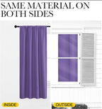 NICETOWN Living Room Curtains, Lilac Purple, 1 Pair, 70 x 84-inch, Home - Image 5